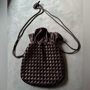 BOTTEGA VENETA Woven Silk Pineapple Bag